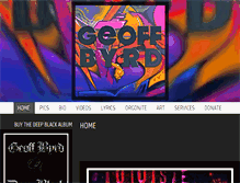 Tablet Screenshot of geoffbyrd.com